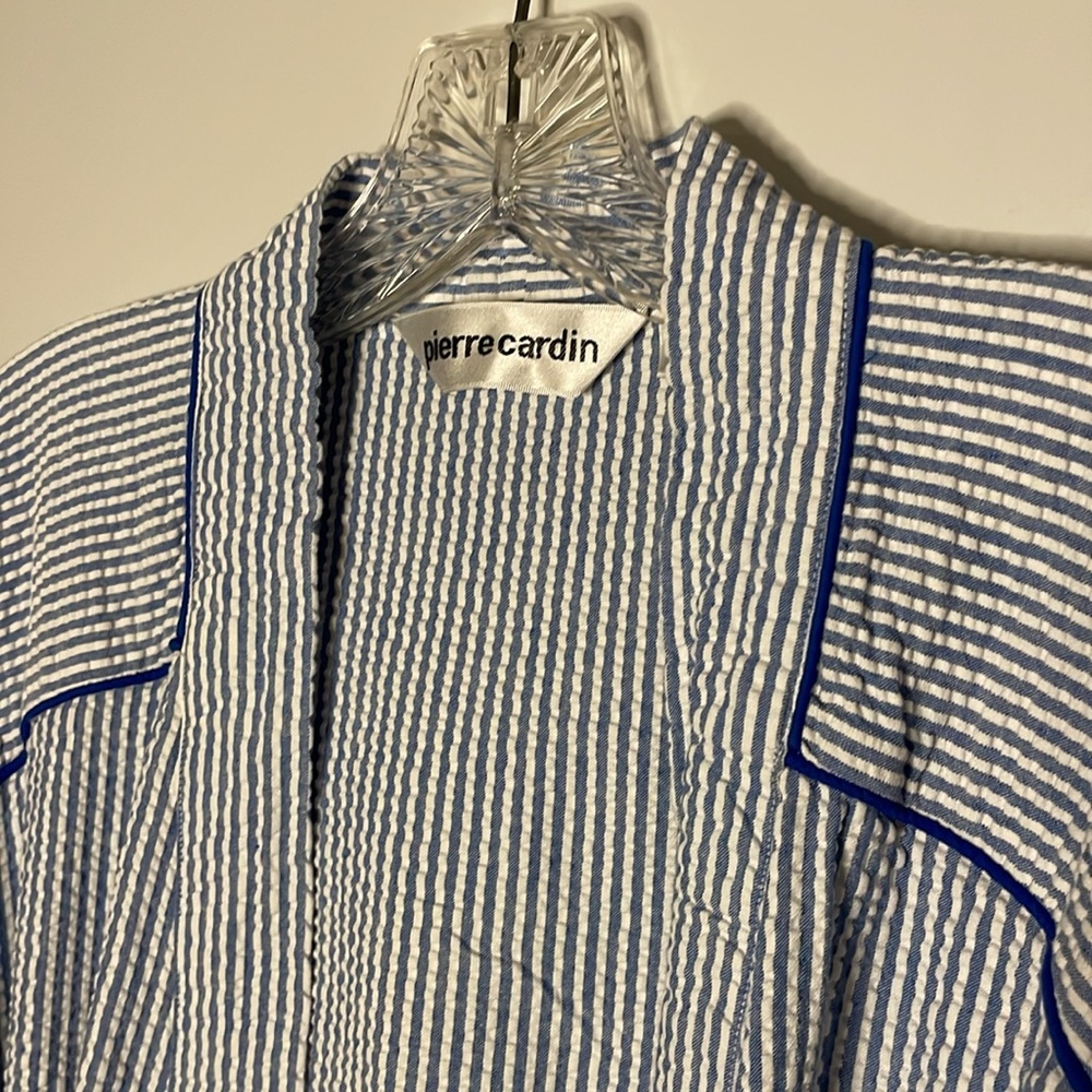 💥PIERRE CARDIN Striped Robe - Picture 6 of 11
